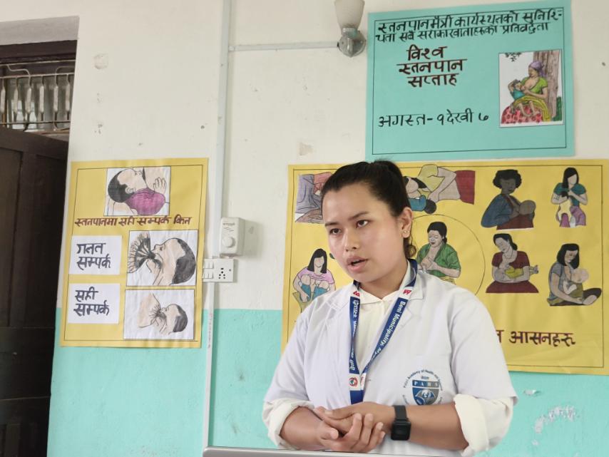 सिङ्गा स्वास्थ्य चौकी आयोजनामा स्तनपान सप्ताह कार्यक्रम संचालन ।