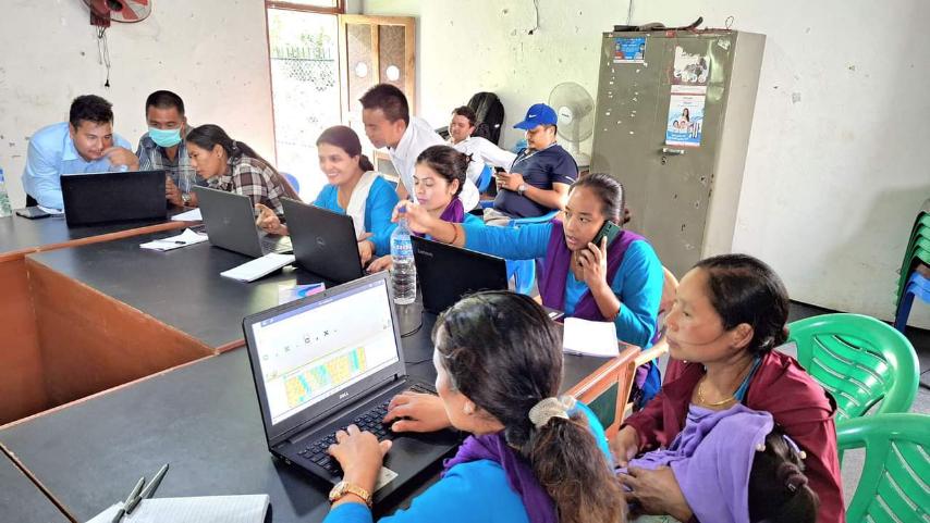 स्वास्थ्यकर्मिहरुको लागि क्षमता अभिबृद्दी  तालिम संचालन ।