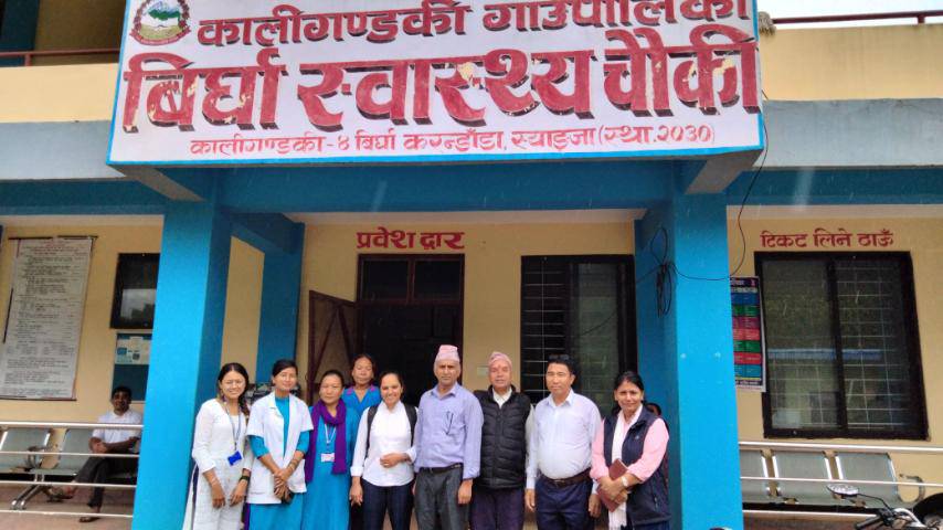 स्वास्थ्य कार्यालय, स्याङ्गजाले Data Verifications कार्यक्रम संचालन गरेको छ।