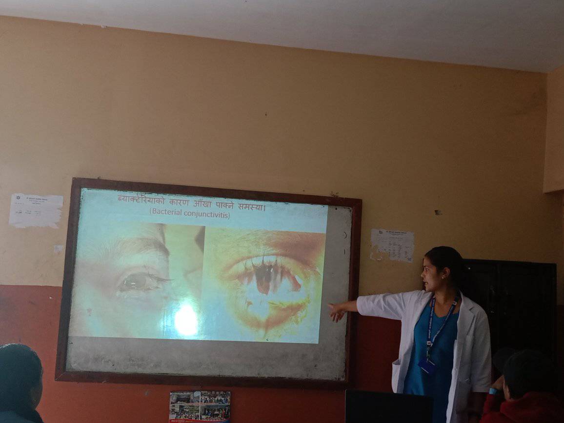 जानकारीमुलक बिद्यालय स्वास्थ्य शिक्षा कार्यक्रम सम्पन्न।