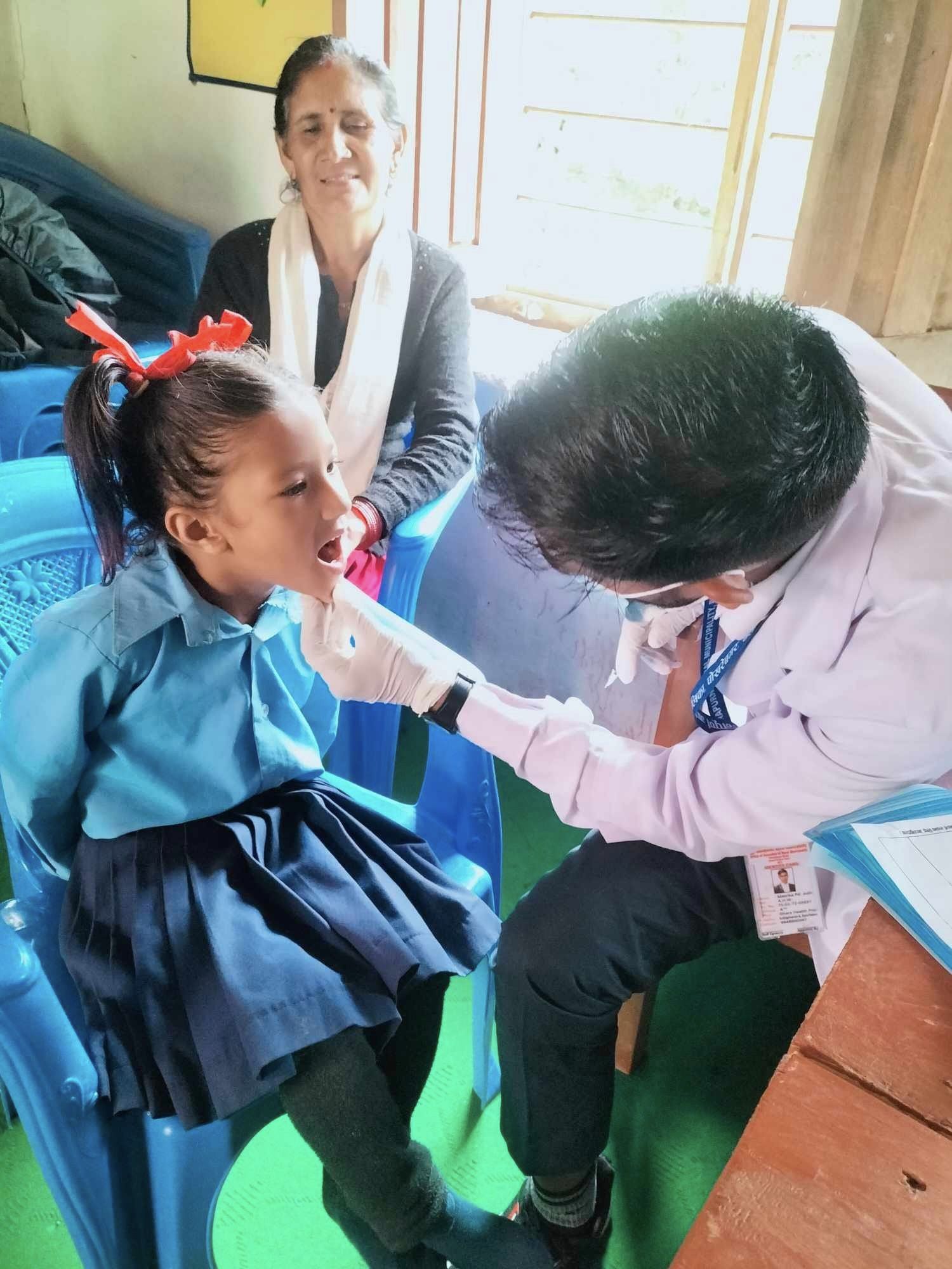 नाक,कान तथा दन्त परिक्षण कार्यक्रम सम्पन्न।