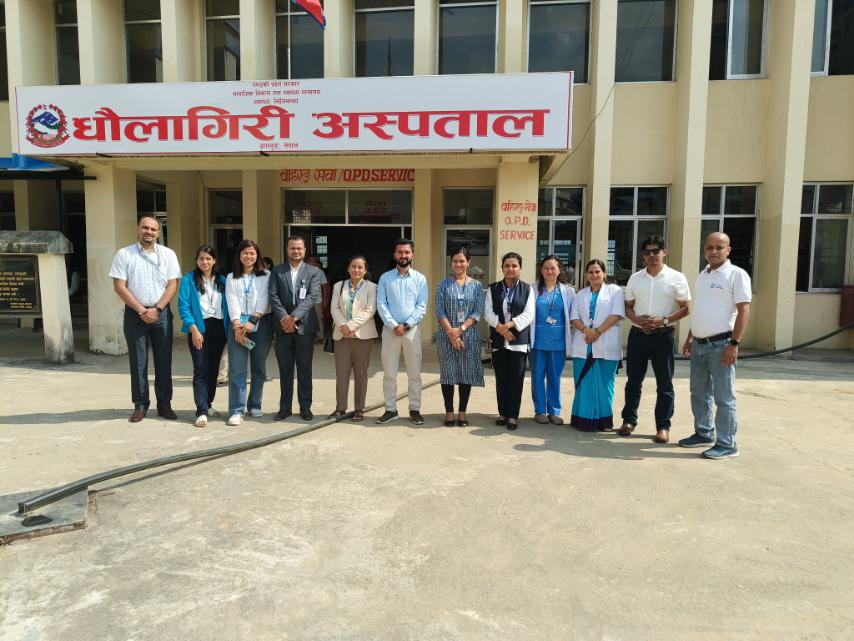 धौलागिरी अस्पताल, बाग्लुंगको न्युनतम सेवा मापदण्ड (MSS) कार्यक्रम सम्पन्न।