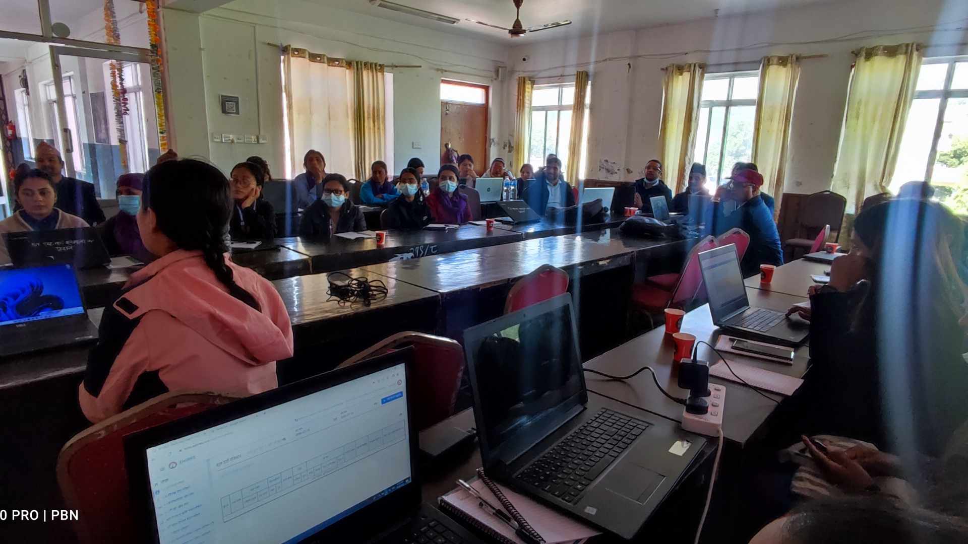 स्याङ्गजामा eHMIS कार्यक्रम संचालन ।