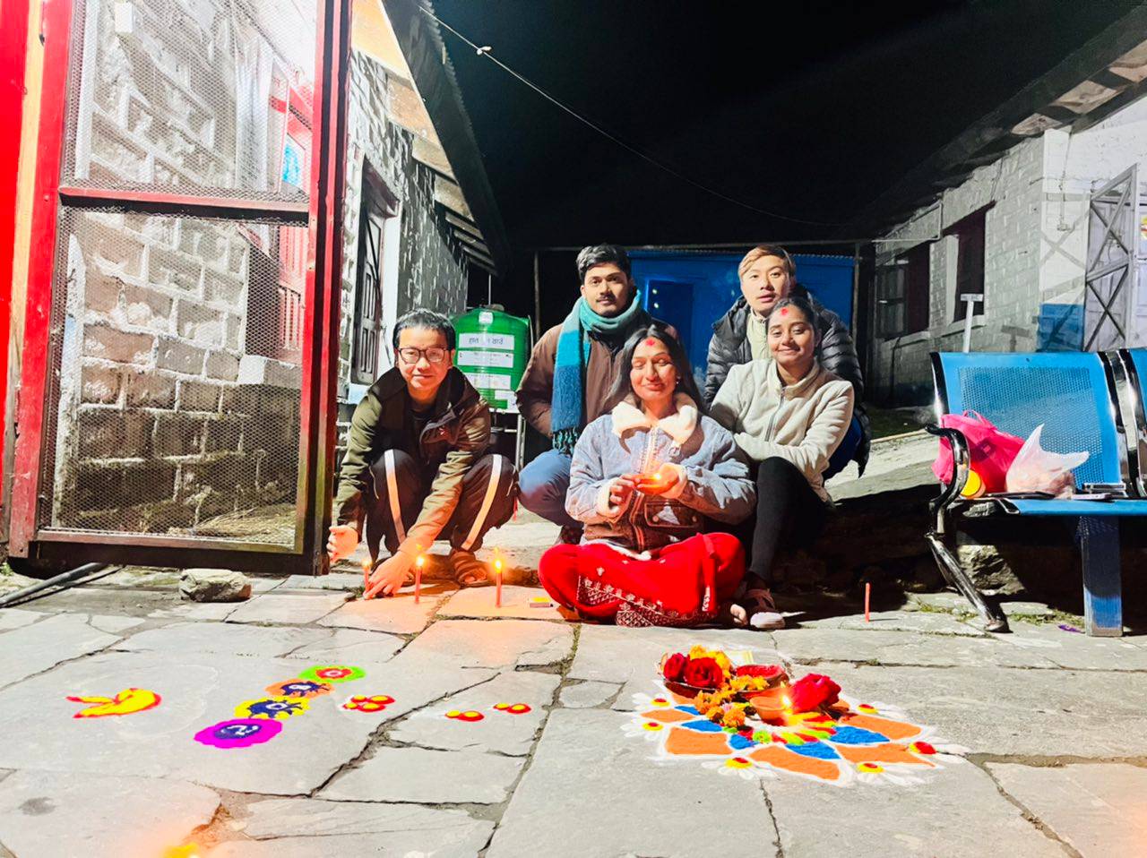 जिल्ला अस्पताल, मनाङ्गमा दिपावली कार्यक्रम।