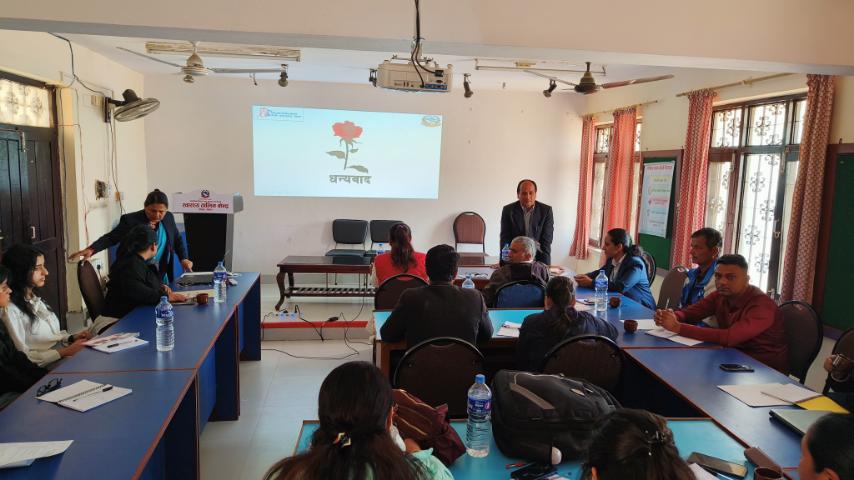 किशोर किशोरी यौन तथा प्रजनन स्वास्थ्य सम्बन्धि अभिमुखीकरण कार्यक्रम संचालन।